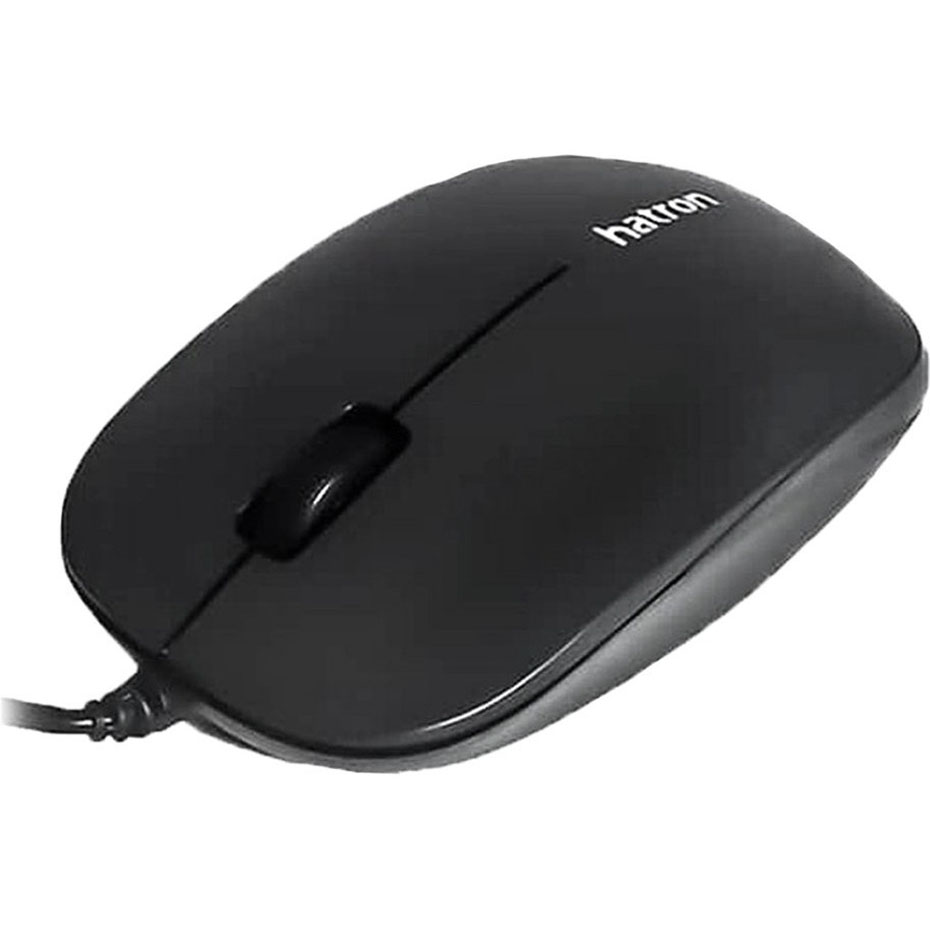 ابعاد ماوس سیم دار هترون مدل Hatron HM411SL مشکی
