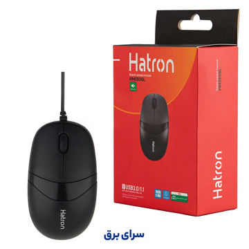خرید ماوس سیم دار هترون مدل Hatron HM350SL مشکی