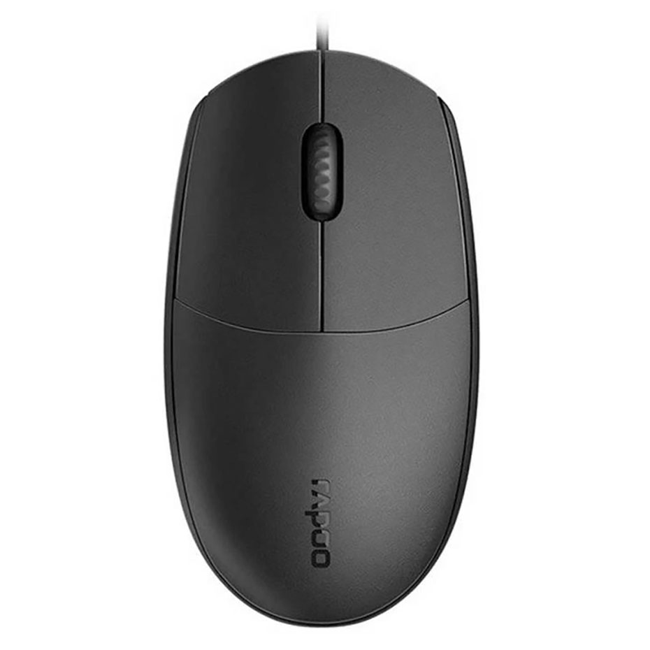 قیمت ماوس سیم دار رپو مدل RAPOO N100 مشکی