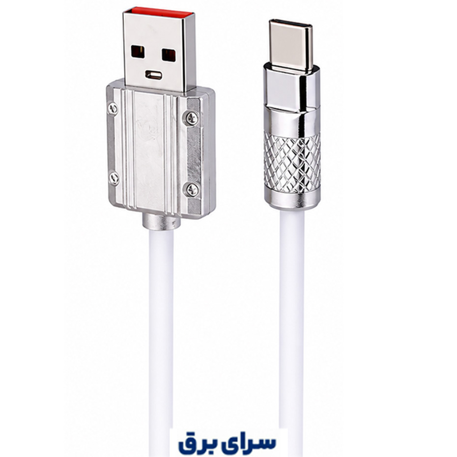 خرید کابل شارژ تایپ سی طرح سامسونگ مدل SAMSUNG TYPE-C to USB CABLE 30W سر فلزی
