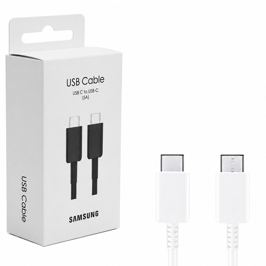قیمت کابل شارژ دو سر تایپ سی سامسونگ مدل SAMSUNG Type-C 5A طول 1 متر