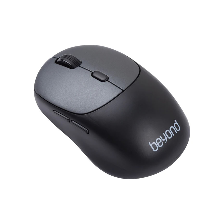 ابعاد ماوس بی سیم بیاند مدل BEYOND BM-1745RF مشکی طوسی