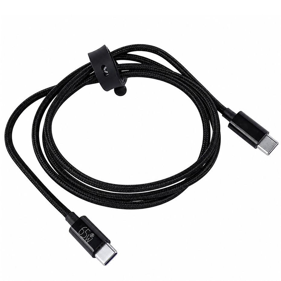 جعبه مشخصاتکابل شارژ دو سر تایپ سی هترون مدل Hatron HC605HB PD مشکی طول 1 متر