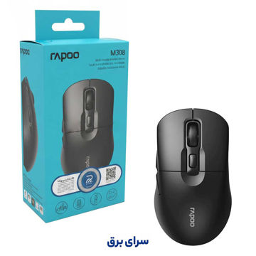 خرید ماوس بی سیم رپو مدل RAPOO Wireless Mouse M 308 مشکی