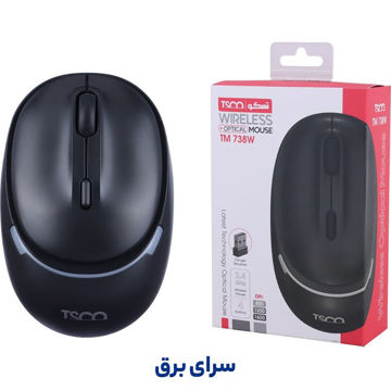 خرید ماوس بی سیم تسکو مدل TSCO TM738W مشکی