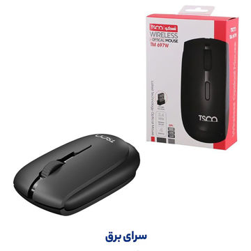 خرید ماوس بی سیم تسکو مدل TSCO TM 697 W مشکی