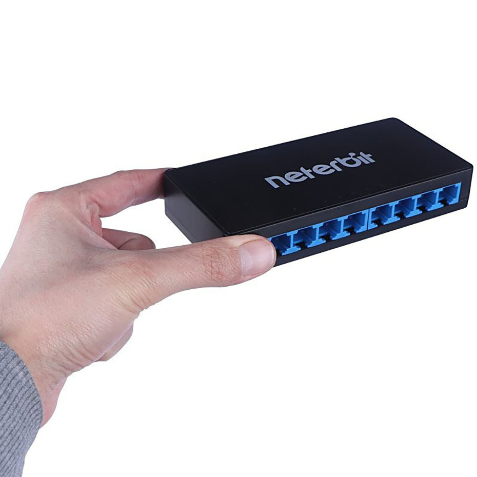 ابعاد هاب سوئیچ 8 پورت نتربیت مدل NETERBIT NGS-1008A