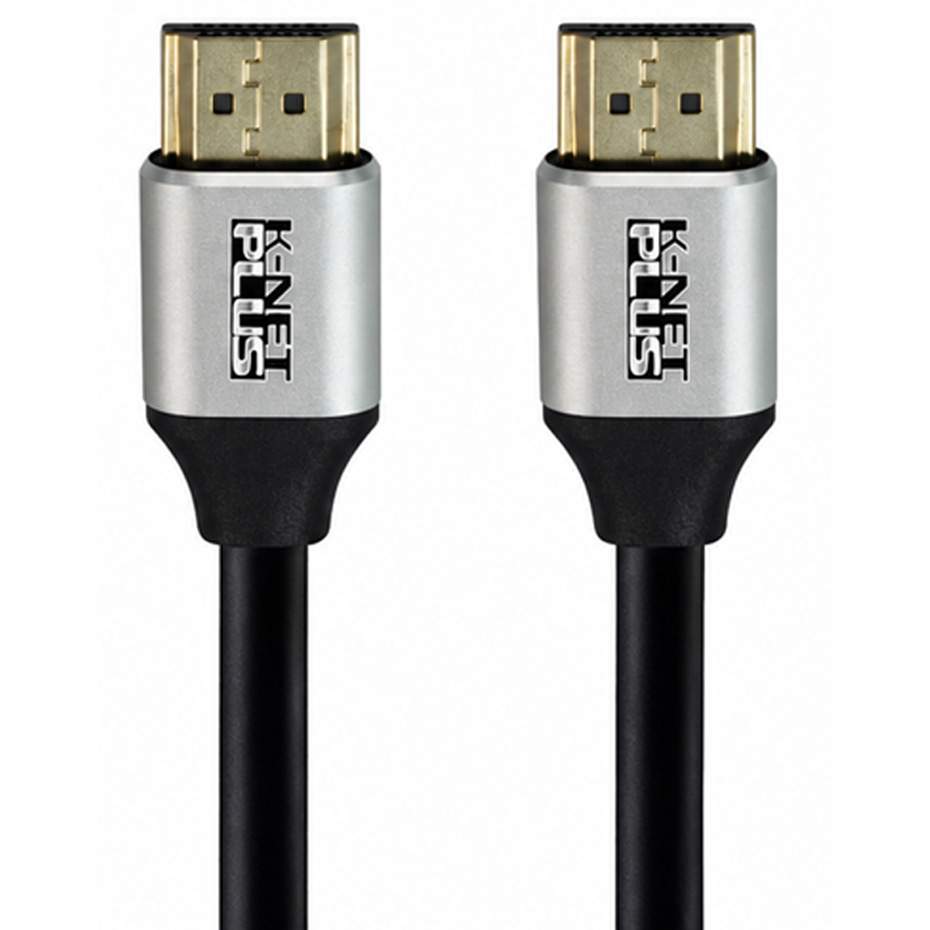 کابل HDMI کی نت پلاس مدل K-NET PLUS KP-CH21180 8K V2.1 طول 1.8 متر