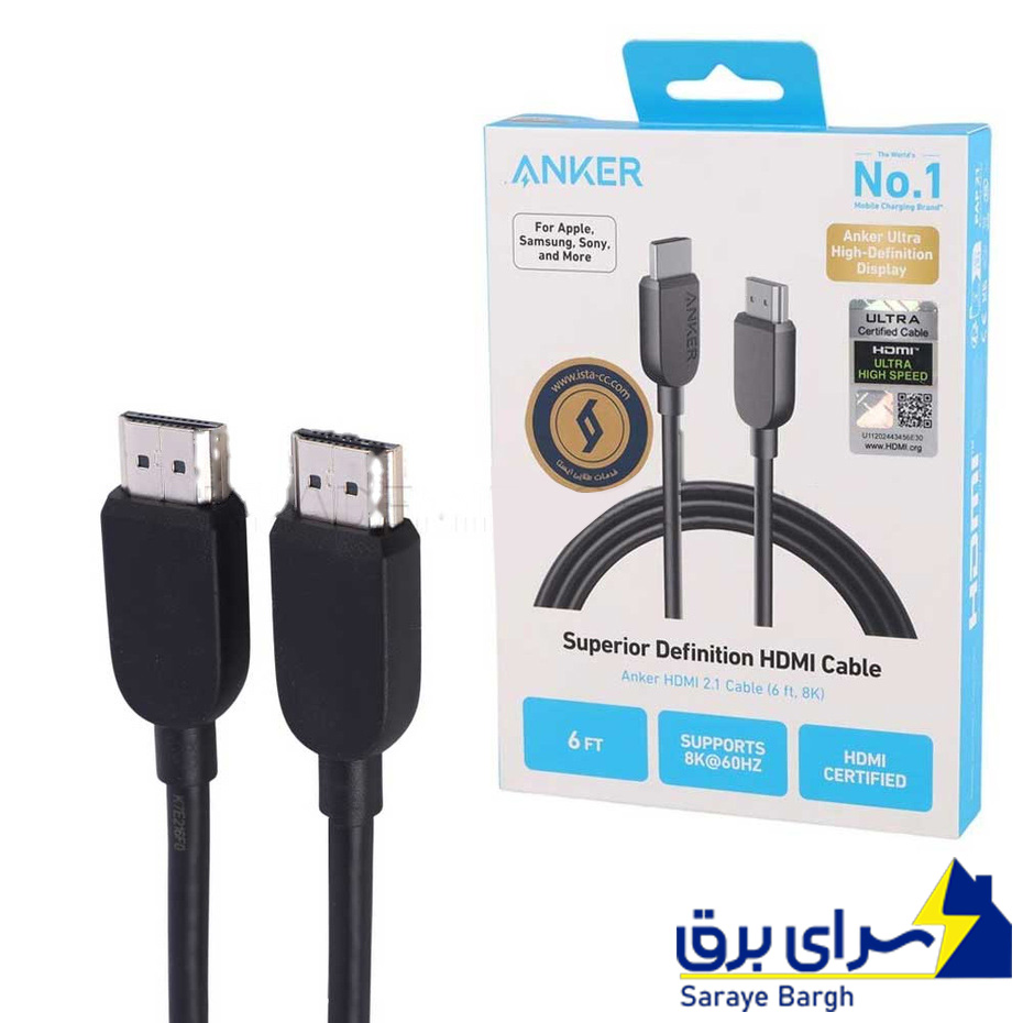 خرید کابل HDMI انکر مدل ANKER A8742H11 طول 1.8 متر