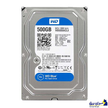 خرید هارد اینترنال وسترن دیجیتال NEW مدل BLUE HDD WesternDigital 500GB آبی