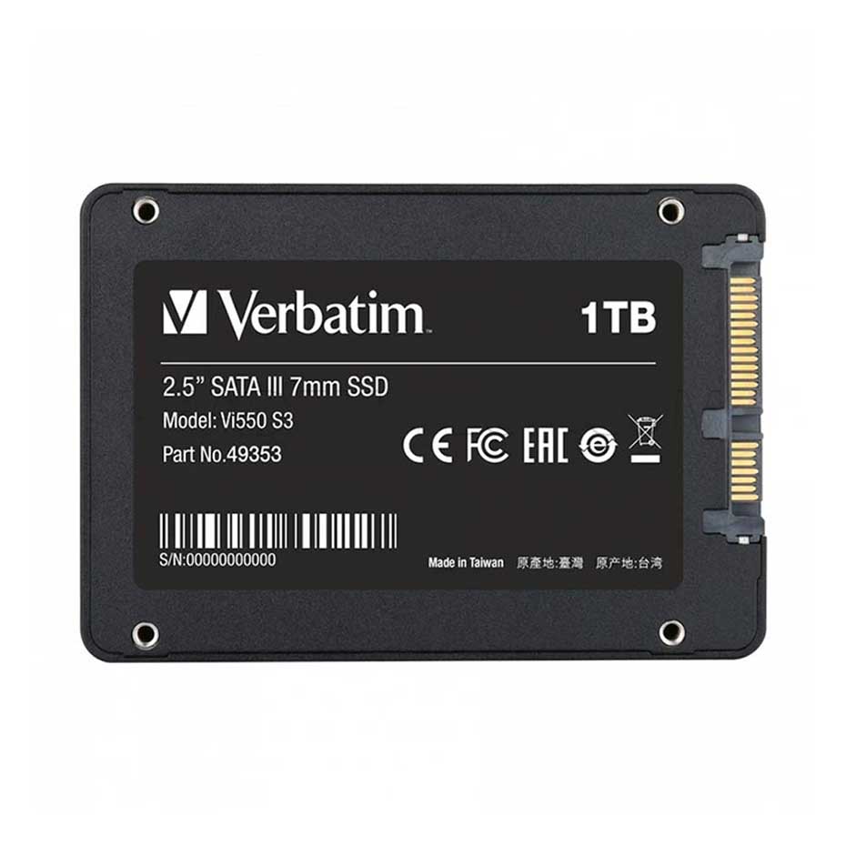 مشخصات هارد SSD اینترنال ورباتیم مدل VERBATIM VI550 S3 1TB