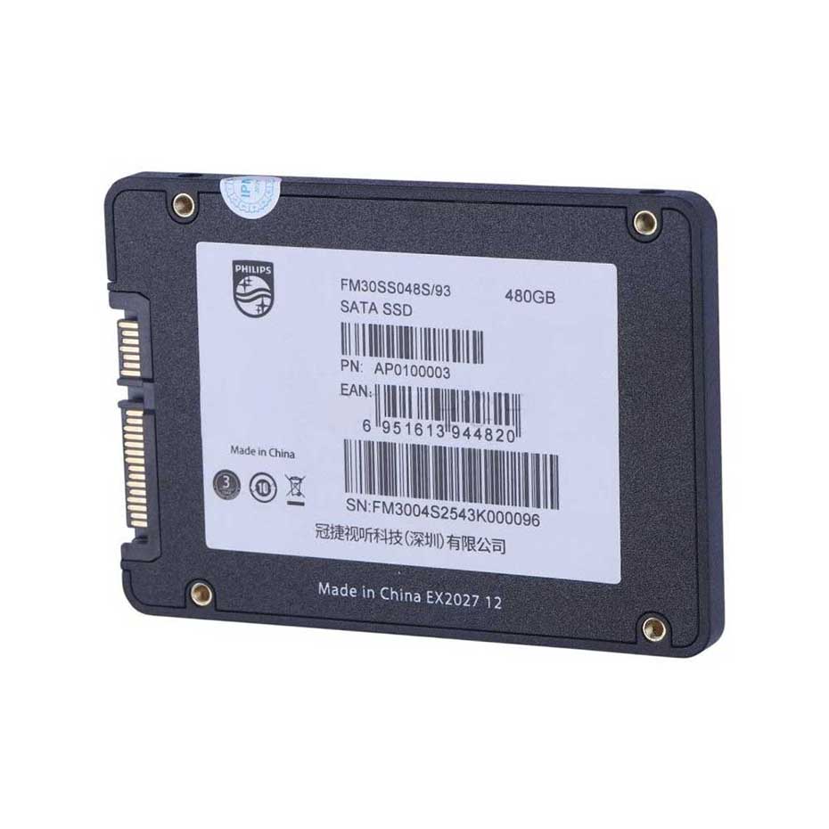 مشخصات هارد SSD اینترنال فیلیپس مدل PHILIPS FM30SS048S 480GB