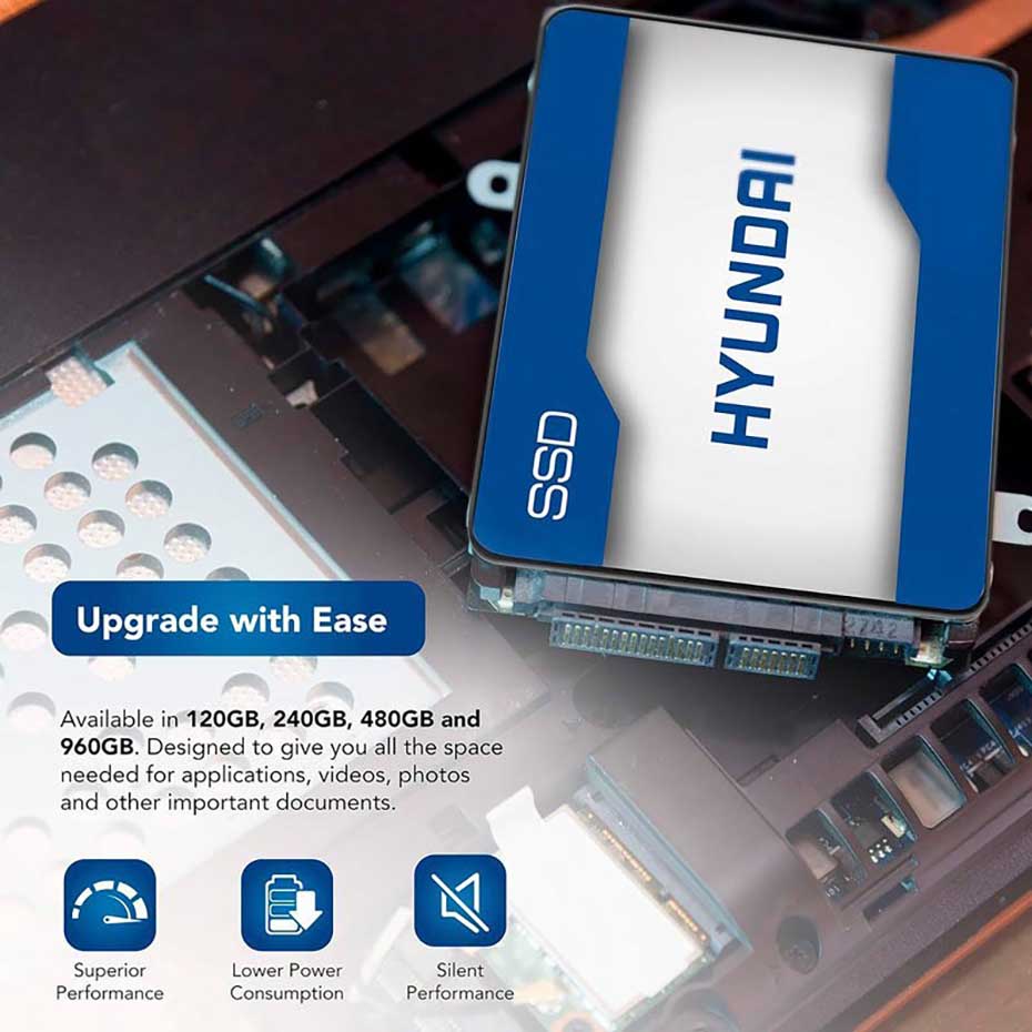 ابعاد هارد SSD اینترنال هیوندای مدل HYUNDAI 240GB