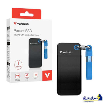 خرید هارد SSD اکسترنال ورباتیم مدل VERBATIM Pocket 1TB آبی