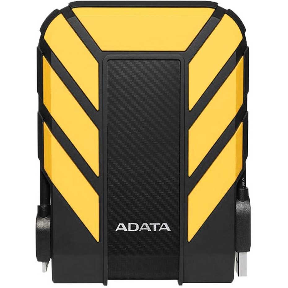 ابعاد هارد اکسترنال ای دیتا مدل ADATA HD710 PRO 2TB زرد