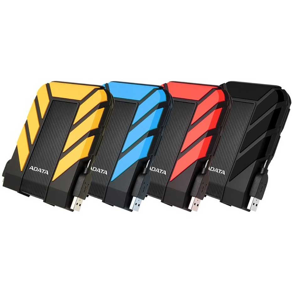 رنگ های هارد اکسترنال ای دیتا مدل ADATA HD710 PRO 2TB زرد