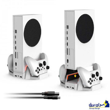 خرید استند نگهدارنده چند کاره کنسول بازی دابی مدل DOBE Xbox Series S TYX_0663 سفید