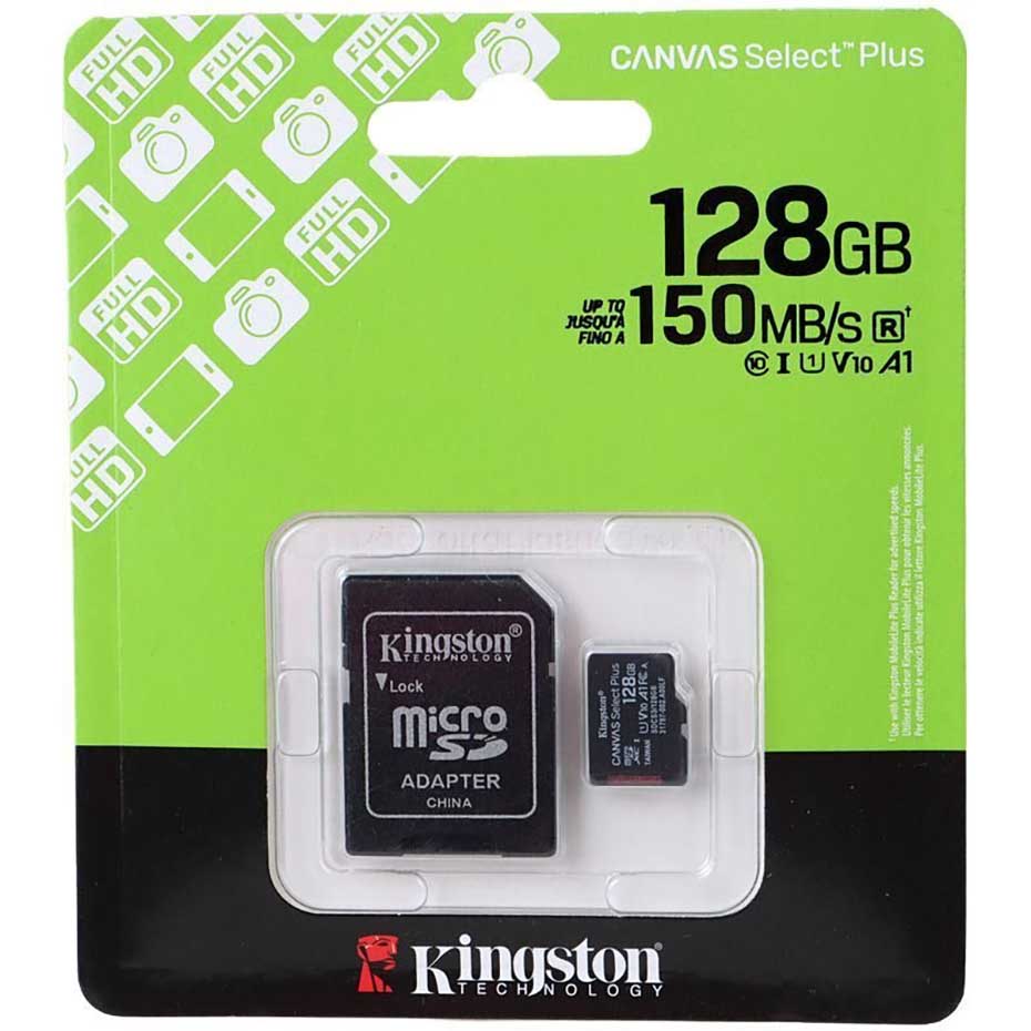 قیمت رم میکرو کینگستون مدل Kingston Canvas Select Plus U1 A1 V10 150MB 128GB