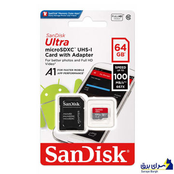 خرید رم سندیسک مدل SanDisk 100MB A1 C10 64G
