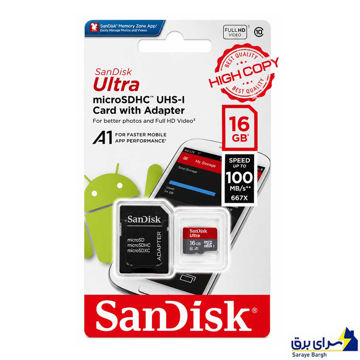خرید رم سندیسک مدل SanDisk 100MB A1 C10 16G