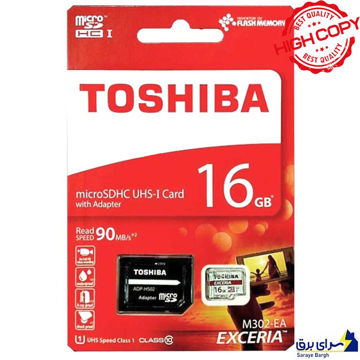خرید رم میکرو توشیبا مدل TOSHIBA 90MB U1 C10 16G گارانتی مادام العمر