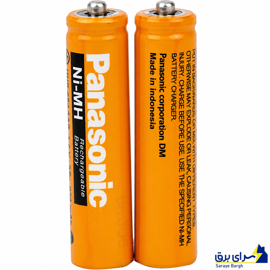 باتری شارژی نیم قلمی پاناسونیک Panasonic شارژی 630 میلی اصل
