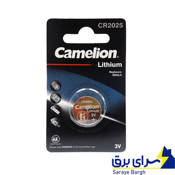 خرید باتری سکه‌ای CR2025 کملیون Camelion اصل