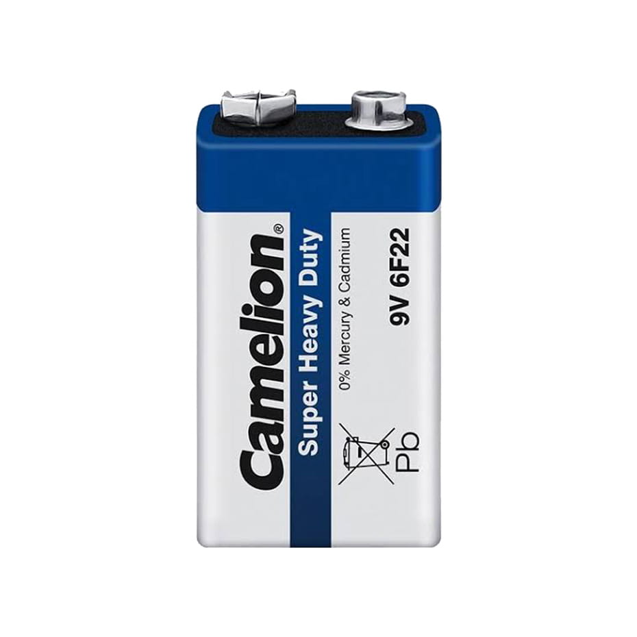 قیمت باتری کتابی 9 ولت کملیون مدل Super Heavy Duty 6F22