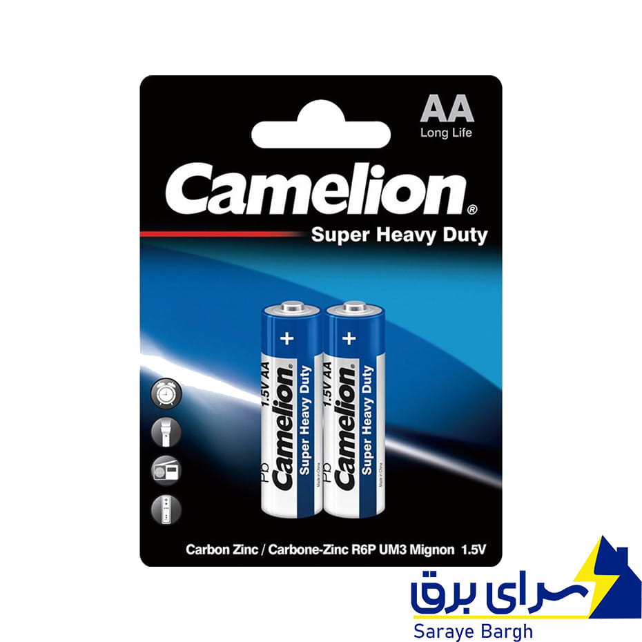خریدباتری قلمی کملیون Camelion SUPER HEAVY DUTY AA