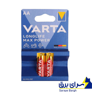 خرید باتری قلمی وارتا اصل Longlife Max Power AA بسته ۲ عددی