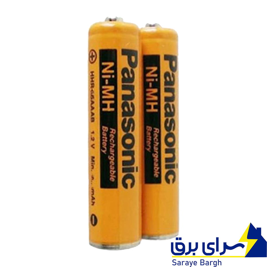 خرید باتری نیم‌ قلمی شارژی پاناسونیک AAA گرید A (Ni‑MH)