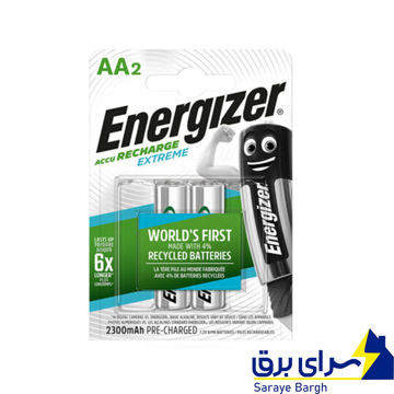 خرید باتری شارژی نیم قلمی بسته ۲تایی انرجایزر Energizer