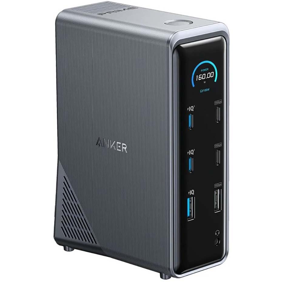 قیمت شارژر رومیزی انکر مدل ANKER A83B63A1 14-in-1 PD 160W مشکی