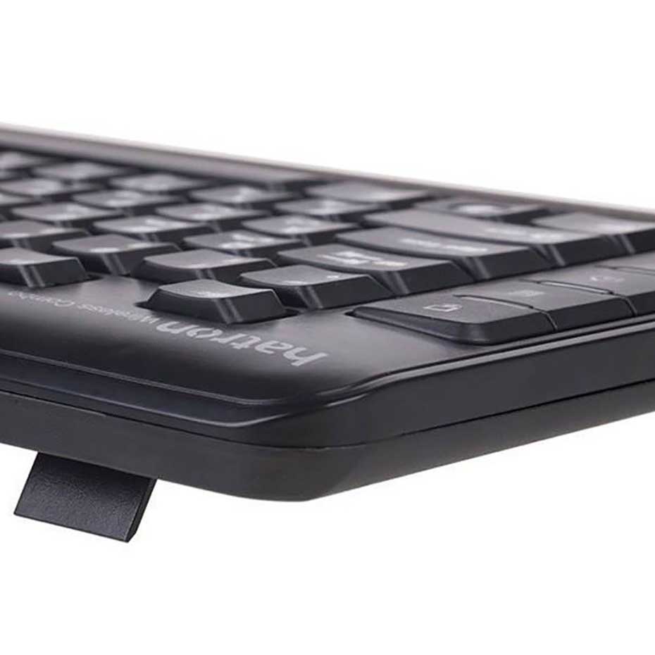 دیتیل کیبورد و ماوس بی سیم هترون مدل HKCW140 Hatron