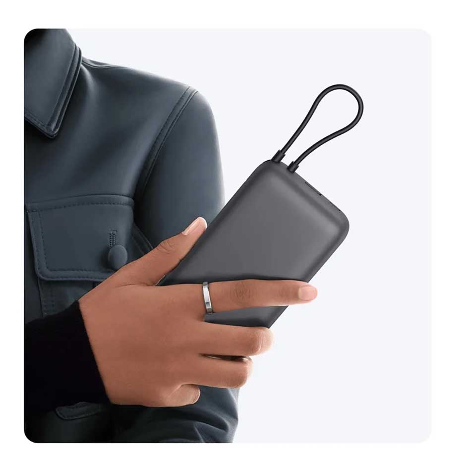 ابعاد پاوربانک شیائومی مدل XIAOMI PB2020MI 20000mAh 22.5W خاکستری
